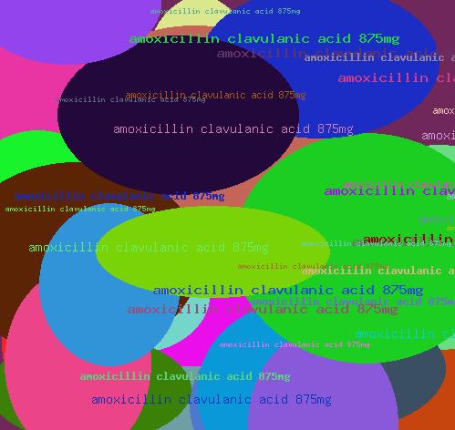 amoxicillin clavulanic acid 875mg